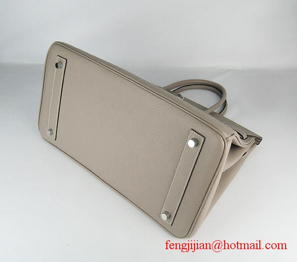 Hermes Birkin 40cm Togo Bag Grey 6099 Hermes Birkin 40cm Togo Bag Grey 6099