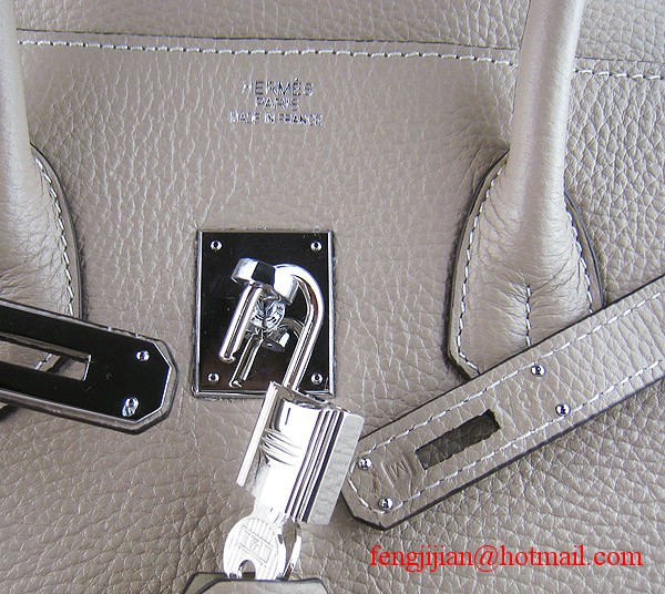 Hermes Birkin 40cm Togo Bag Grey 6099 Hermes Birkin 40cm Togo Bag Grey 6099