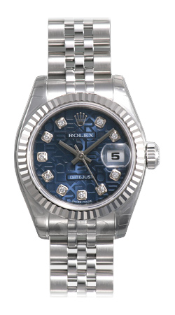 Rolex Lady Datejust Series Ladies 18kt White Gold Automatic Wristwatch 179174-BLDJ Rolex Lady Datejust Series Ladies 18kt White Gold Automatic Wristwatch 179174-BLDJ