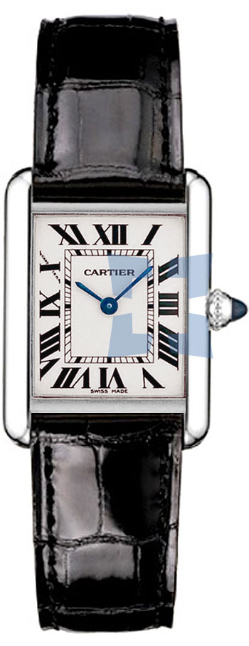 Cartier Tank Louis Fashionable 18k White Gold Ladies Swiss Quartz Wristwatch-W1541056 Cartier Tank Louis Fashionable 18k White Gold Ladies Swiss Quartz Wristwatch-W1541056