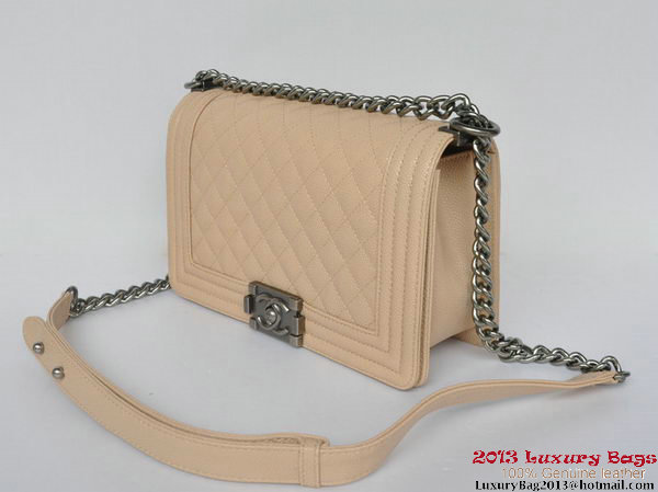 Boy Chanel Flap Shoulder Bag Classic Cannage Patterns A67086 Apricot Boy Chanel Flap Shoulder Bag Classic Cannage Patterns A67086 Apricot