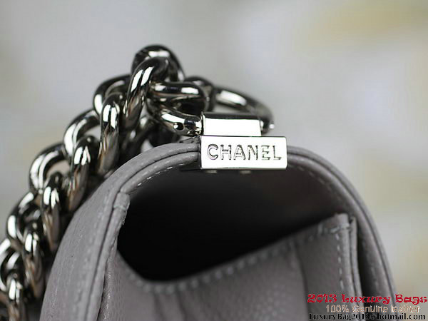 2013 Boy Chanel Flap Shoulder Bag Classic Cannage Patterns A67025 Grey 2013 Boy Chanel Flap Shoulder Bag Classic Cannage Patterns A67025 Grey