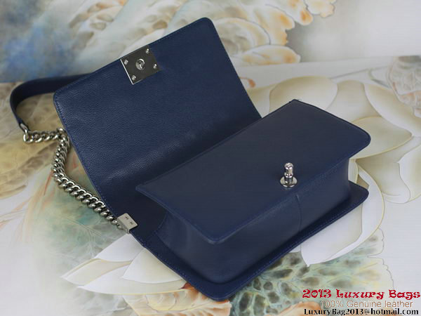 2013 Boy Chanel Flap Shoulder Bag Classic Cannage Patterns A67025 RoyalBlue 2013 Boy Chanel Flap Shoulder Bag Classic Cannage Patterns A67025 RoyalBlue