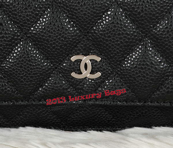 Chanel CHA33814 Original Cannage Leather mini Flap Bag Black Chanel CHA33814 Original Cannage Leather mini Flap Bag Black