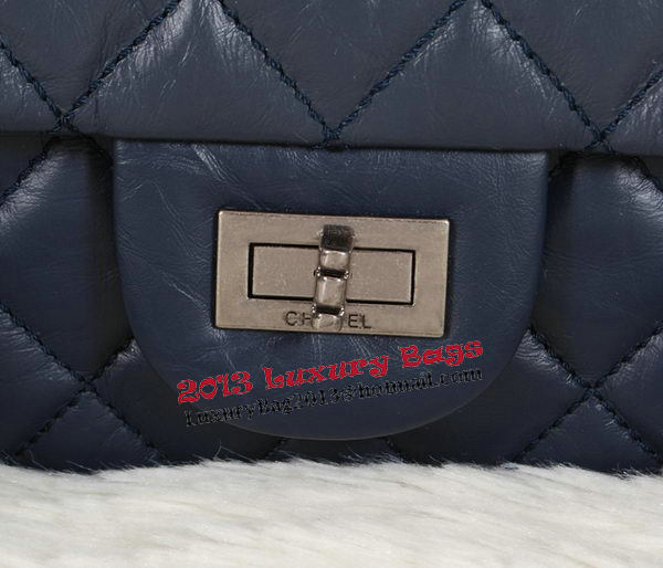 Chanel Classic Flap Shoulder Bags A226 Blue Original Sheep Leather Chanel Classic Flap Shoulder Bags A226 Blue Original Sheep Leather