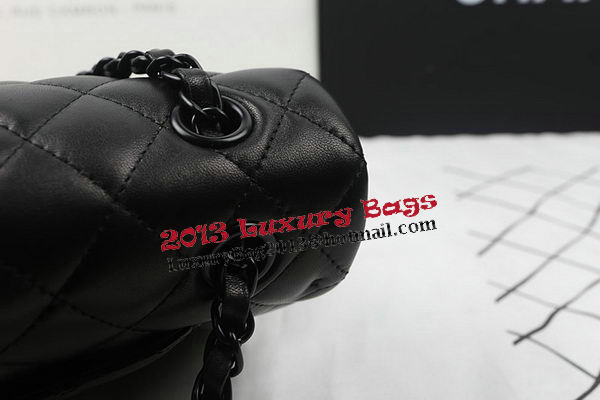 Chanel 2.55 Series Flap Bags Original Sheepskin Leather A1112 Black Chanel 2.55 Series Flap Bags Original Sheepskin Leather A1112 Black