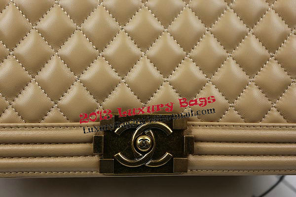 Chanel Boy Flap Shoulder Bag Original Sheepskin Leather A67087 Apircot Chanel Boy Flap Shoulder Bag Original Sheepskin Leather A67087 Apircot