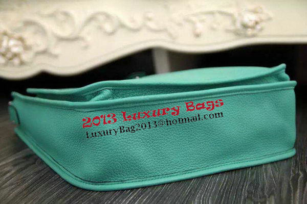Hermes Evelyne 28cm Messenger Bag Original Leather H1188 Light Green Hermes Evelyne 28cm Messenger Bag Original Leather H1188 Light Green