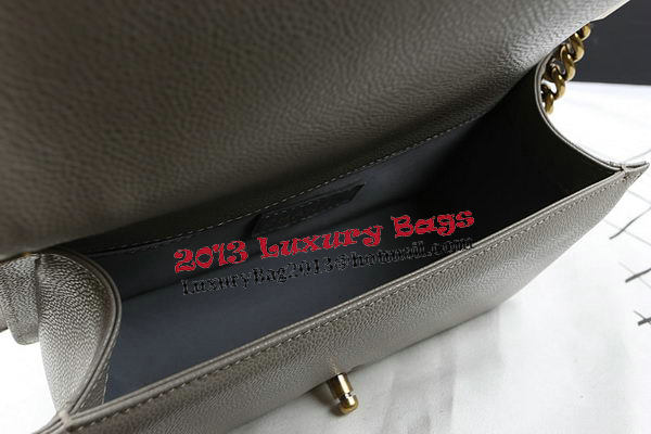 Boy Chanel Flap Bag Original Grey Cannage Pattern A67025 Gold Boy Chanel Flap Bag Original Grey Cannage Pattern A67025 Gold