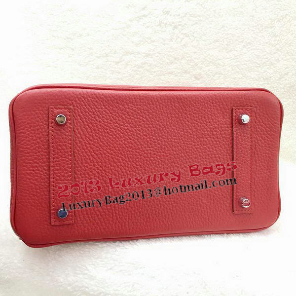 Hermes Birkin 25CM Tote Bag Original Leather H25T Red Hermes Birkin 25CM Tote Bag Original Leather H25T Red