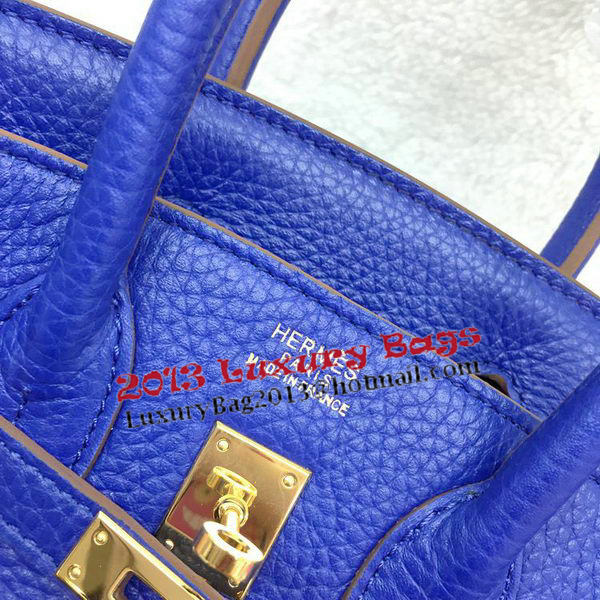 Hermes Birkin 25CM Tote Bag Original Leather H25T Royal Hermes Birkin 25CM Tote Bag Original Leather H25T Royal