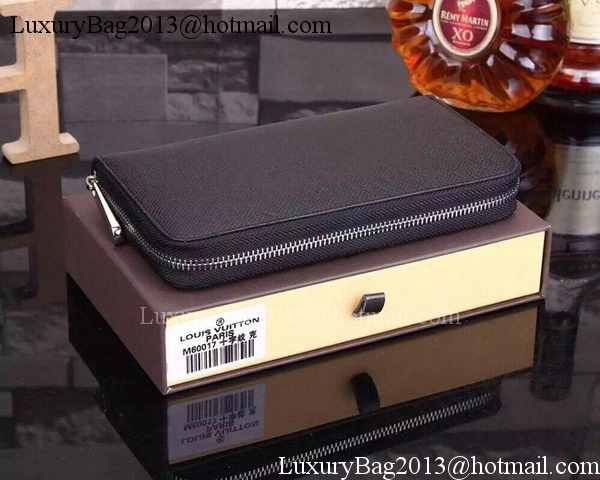 Louis Vuitton Taiga Leather Zippy Wallets M60017 Black Louis Vuitton Taiga Leather Zippy Wallets M60017 Black