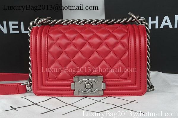 Boy Chanel mini Flap Bag Original Sheepskin A67085 Dark Red Boy Chanel mini Flap Bag Original Sheepskin A67085 Dark Red