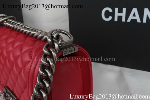 Boy Chanel mini Flap Bag Original Sheepskin A67085 Dark Red Boy Chanel mini Flap Bag Original Sheepskin A67085 Dark Red