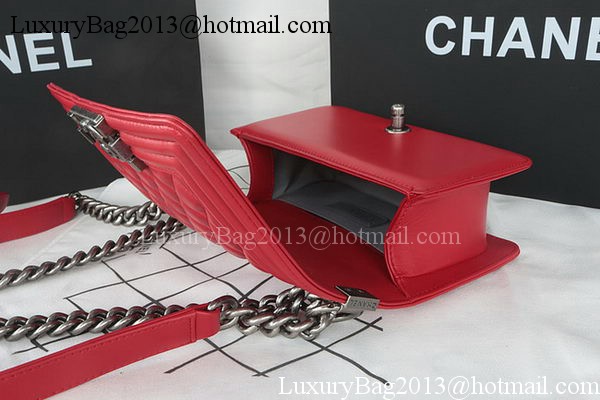 Boy Chanel mini Flap Bag Original Sheepskin A67085 Dark Red Boy Chanel mini Flap Bag Original Sheepskin A67085 Dark Red