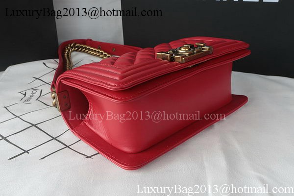 Boy Chanel mini Flap Bag Original Sheepskin A67085 Dark Red Boy Chanel mini Flap Bag Original Sheepskin A67085 Dark Red