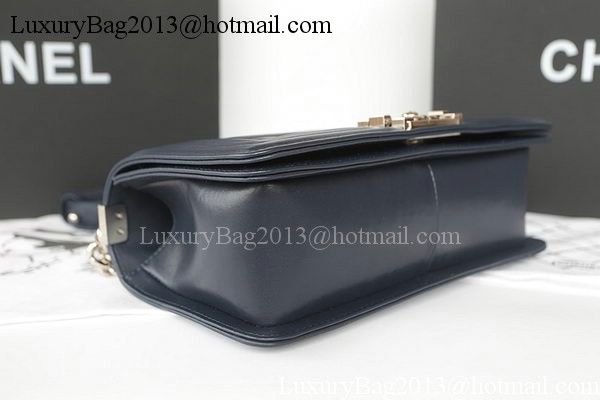 Boy Chanel Flap Bag Original Chevron Sheepskin A67025 Royal Boy Chanel Flap Bag Original Chevron Sheepskin A67025 Royal
