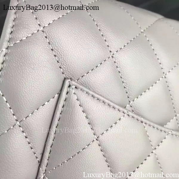 Chanel WOC mini Flap Bag Grey Sheepskin A5373 Silver Chanel WOC mini Flap Bag Grey Sheepskin A5373 Silver
