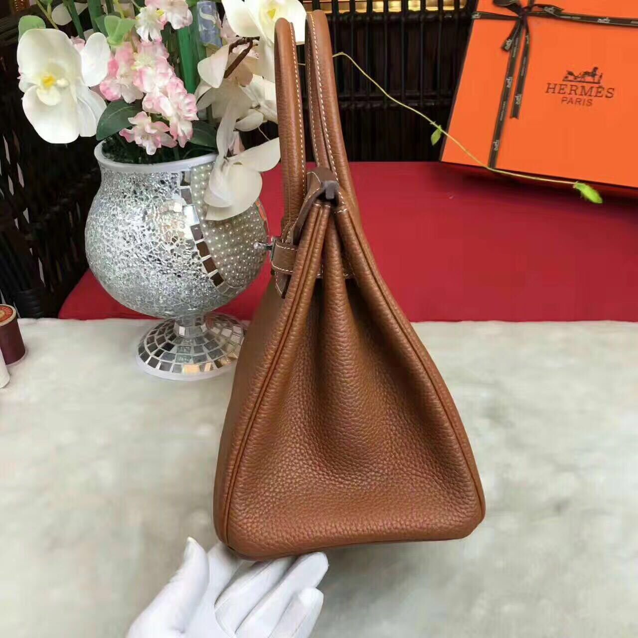 Hermes Birkin Bag Original Leather 17825 Brown Hermes Birkin Bag Original Leather 17825 Brown