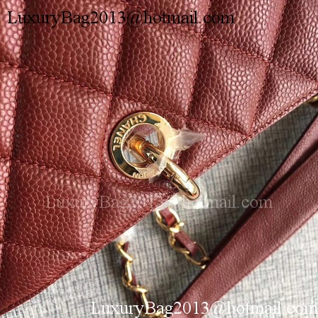 Chanel LE Boy Grand Shopping Tote Bag GST Wine Cannage Pattern A50995 Gold Chanel LE Boy Grand Shopping Tote Bag GST Wine Cannage Pattern A50995 Gold