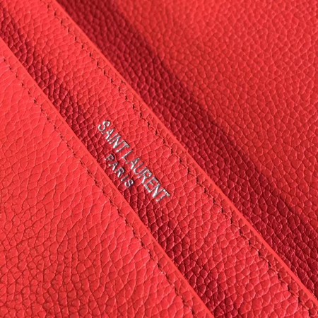 Yves Saint Laurent Leather Cross-body Shoulder Bag Y8004 Red Yves Saint Laurent Leather Cross-body Shoulder Bag Y8004 Red