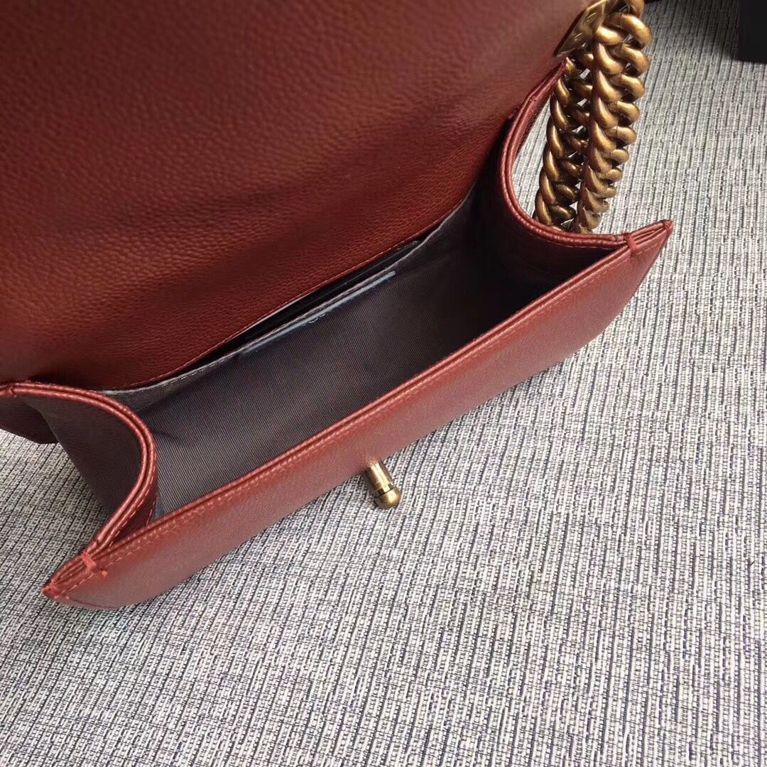 Boy Chanel Flap Bag Original Leather A67086 Red Boy Chanel Flap Bag Original Leather A67086 Red