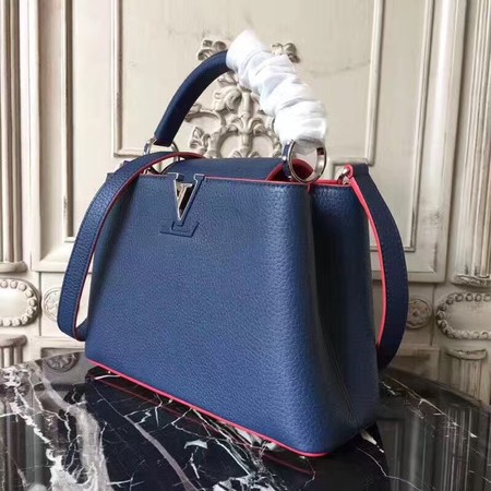 Louis Vuitton Original Leather CAPUCINES BB M54419 Blue Louis Vuitton Original Leather CAPUCINES BB M54419 Blue