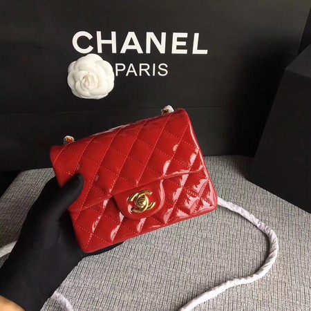 Chanel Classic Flap mini Bag Original Leather A1115 Red Chanel Classic Flap mini Bag Original Leather A1115 Red