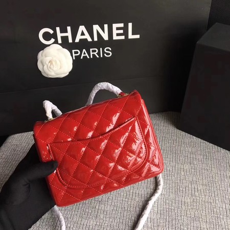 Chanel Classic Flap mini Bag Original Leather A1115 Red Chanel Classic Flap mini Bag Original Leather A1115 Red