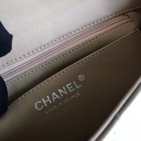 Chanel Classic Flap mini Bag Original Leather A1117 Apricot Chanel Classic Flap mini Bag Original Leather A1117 Apricot