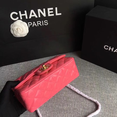 Chanel Classic Flap mini Bag Original Leather A1117 Pink Chanel Classic Flap mini Bag Original Leather A1117 Pink