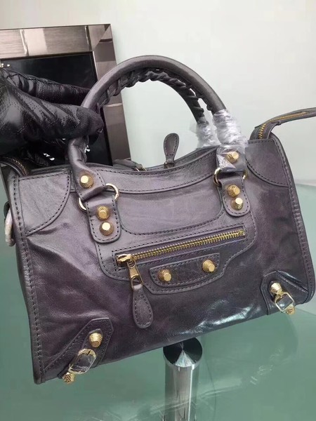 Balenciaga Giant City Gold Studs Handbag 084333 Grey Balenciaga Giant City Gold Studs Handbag 084333 Grey