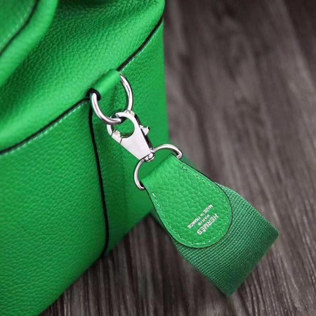 Hermes Toolbox Bag Original Togo Leather H3259 Green Hermes Toolbox Bag Original Togo Leather H3259 Green