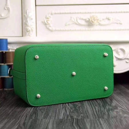 Hermes Toolbox Bag Original Togo Leather H3259 Green Hermes Toolbox Bag Original Togo Leather H3259 Green