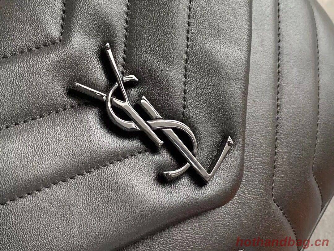 Yves Saint Laurent Calfskin Leather Tote Bag Black 464699 Black hardware Yves Saint Laurent Calfskin Leather Tote Bag Black 464699 Black hardware