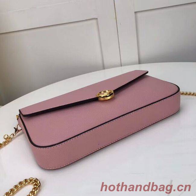 Fendi WALLET ON CHAIN WITH POUCHES leather mini-bag F0005 pink Fendi WALLET ON CHAIN WITH POUCHES leather mini-bag F0005 pink