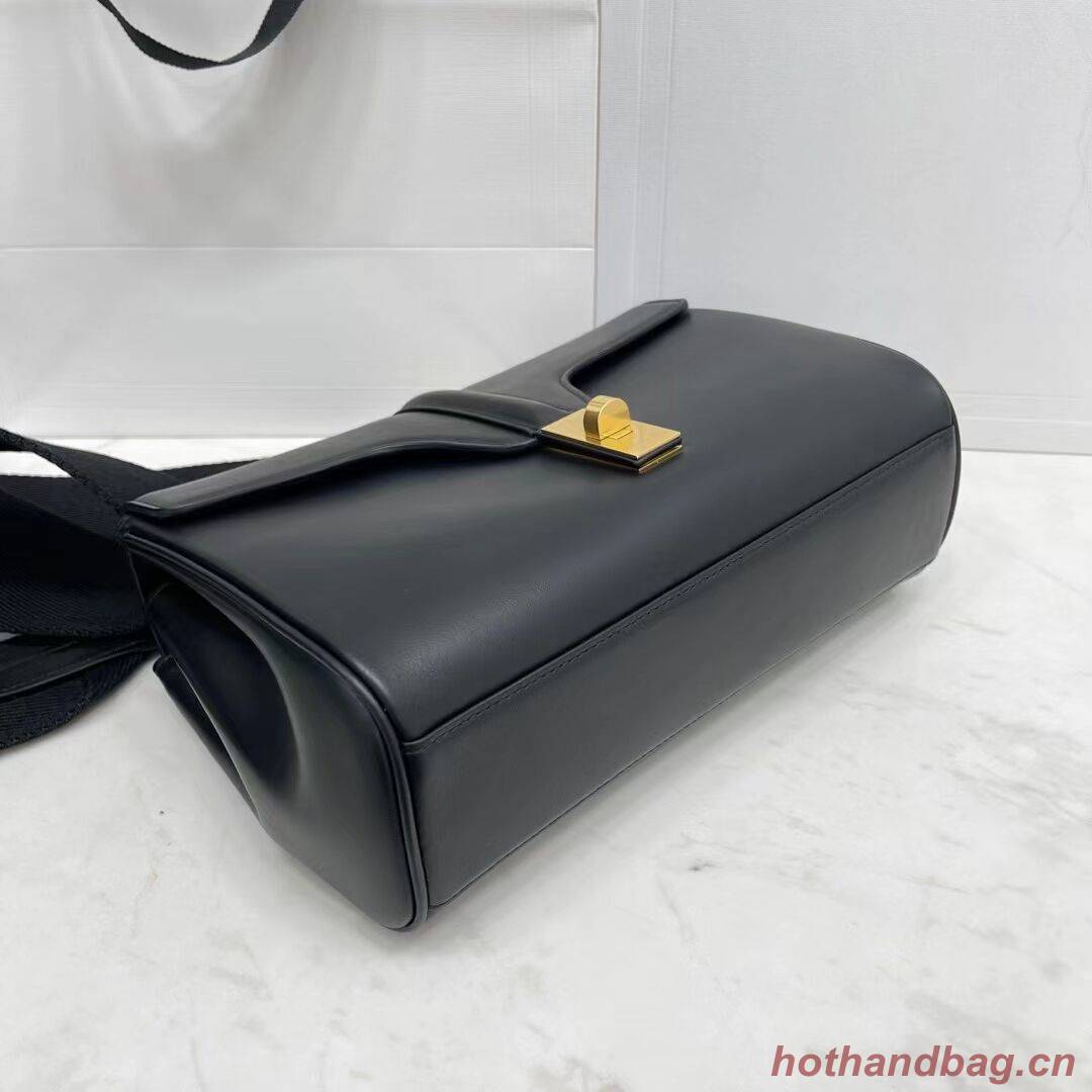 Celine TEEN SOFT 16 IN SMOOTH CALFSKIN 196853 black Celine TEEN SOFT 16 IN SMOOTH CALFSKIN 196853 black