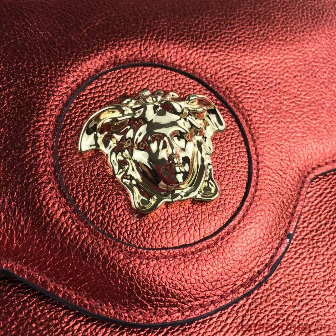 Versace Original medium Calfskin Leather Bag FS1041 red Versace Original medium Calfskin Leather Bag FS1041 red
