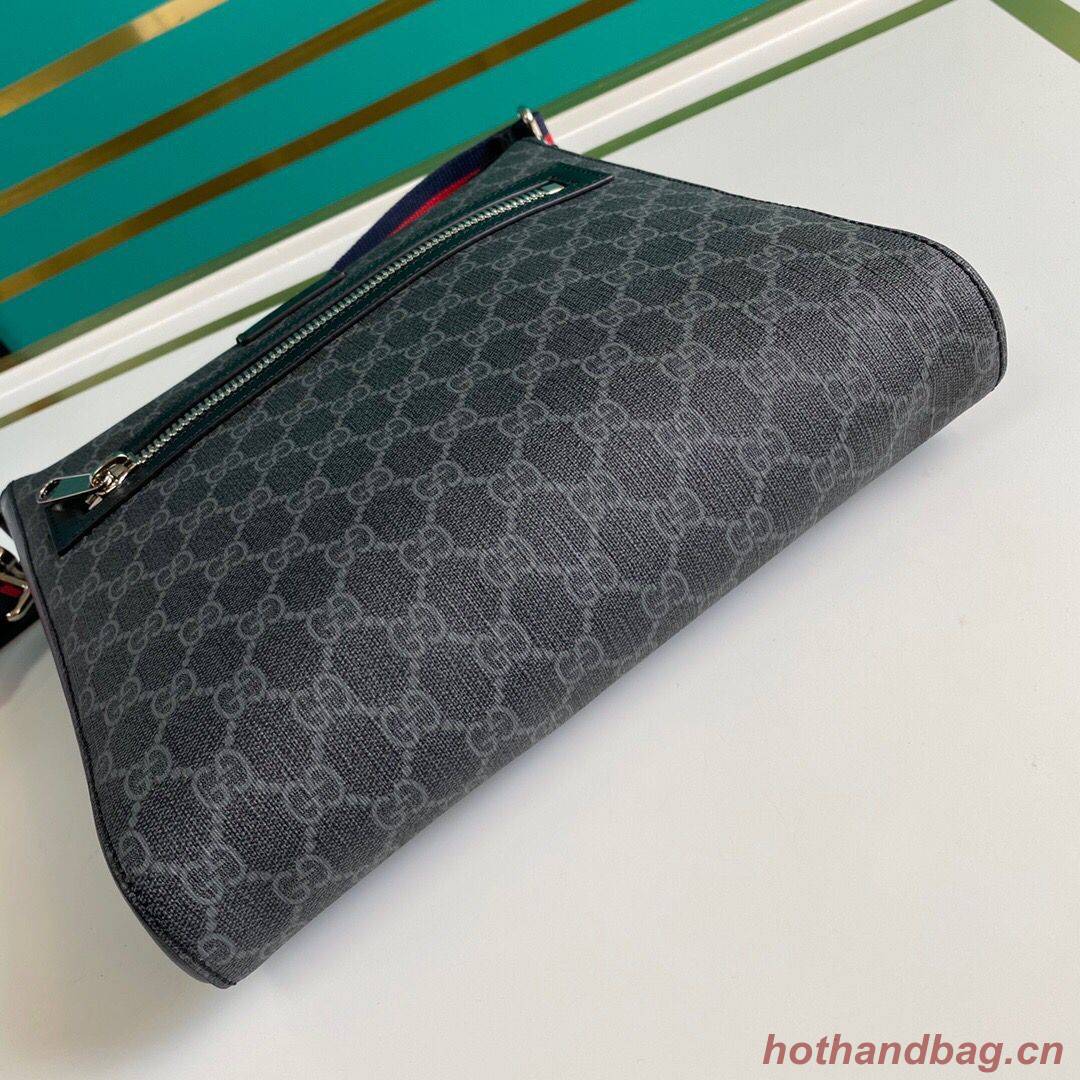 Gucci Canvas Messenger Bag 474137 black Gucci Canvas Messenger Bag 474137 black