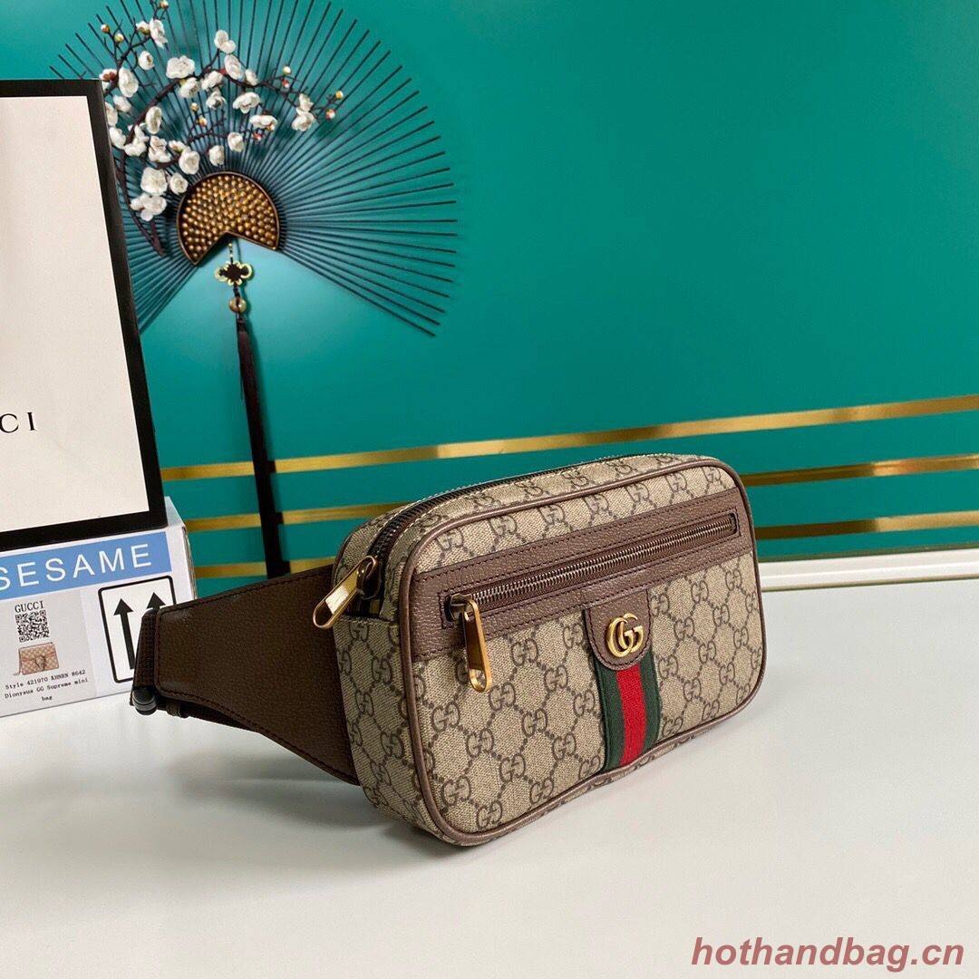 Gucci GG Original GG Leather belt bag 574796 brown Gucci GG Original GG Leather belt bag 574796 brown
