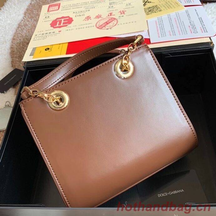 Dolce & Gabbana Origianl Leather Shoulder Bag 5158 brown Dolce & Gabbana Origianl Leather Shoulder Bag 5158 brown