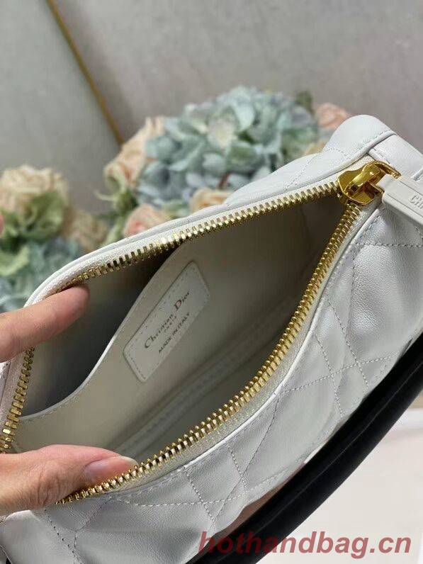 DIOR Shoulder Bag Cannage Lambskin C0617 white DIOR Shoulder Bag Cannage Lambskin C0617 white
