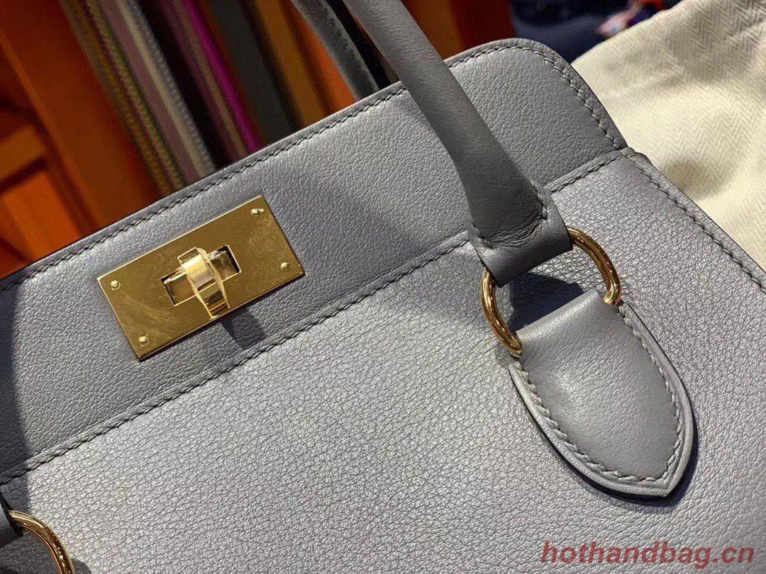 Hermes Toolbox Togo Bag Original Leather 3259 Gray Hermes Toolbox Togo Bag Original Leather 3259 Gray