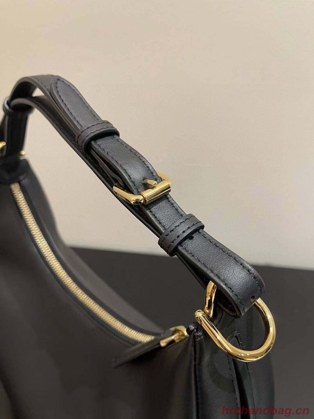 Fendi graphy Small black leather bag 8BR798 Fendi graphy Small black leather bag 8BR798