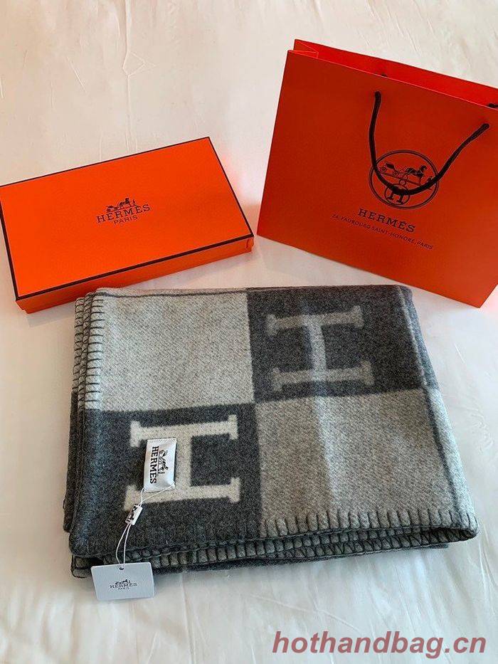 Hermes Lambswool&Cashmere Shawl&Blanket HMB00003 Hermes Lambswool&Cashmere Shawl&Blanket HMB00003