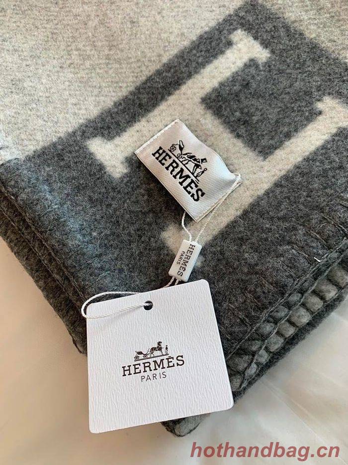 Hermes Lambswool&Cashmere Shawl&Blanket HMB00003 Hermes Lambswool&Cashmere Shawl&Blanket HMB00003