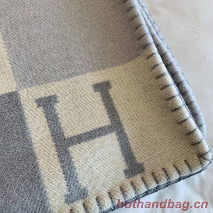Hermes Lambswool&Cashmere Shawl&Blanket HMB00008 Hermes Lambswool&Cashmere Shawl&Blanket HMB00008
