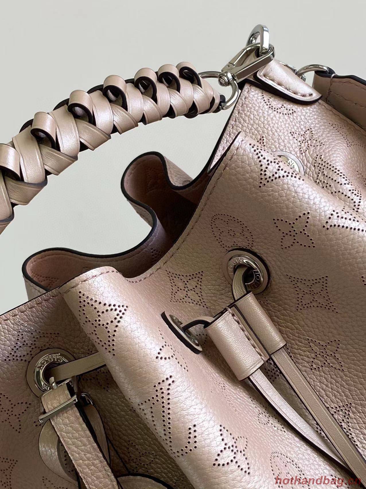 Louis Vuitton MURIA Mahina perforated calf leather M55800 light pink Louis Vuitton MURIA Mahina perforated calf leather M55800 light pink