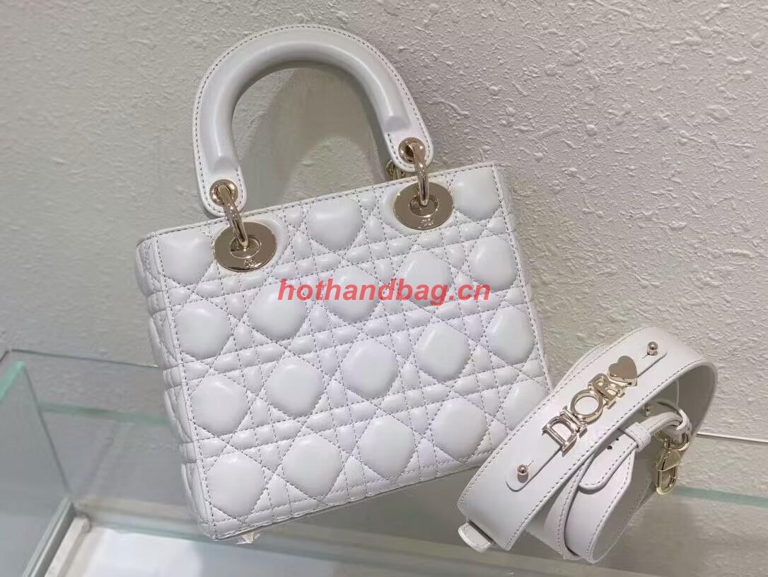 SMALL LADY DIOR MY ABCDIOR BAG Latte Cannage Lambskin M0538ONG SMALL LADY DIOR MY ABCDIOR BAG Latte Cannage Lambskin M0538ONG