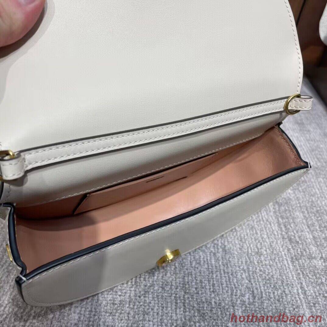 Chloe Nile Bracelet Minaudiere Original Leather 6020 White Chloe Nile Bracelet Minaudiere Original Leather 6020 White